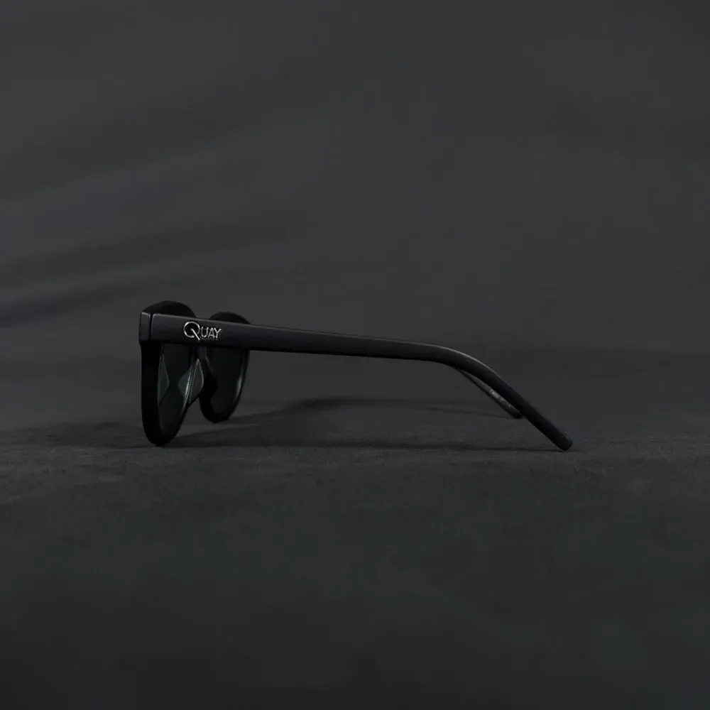Quay Australia Breakfast Club Black Round Sunglasses ONLY FRAME